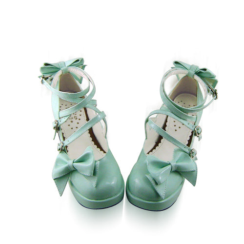 Lolita Bow Strap Shoes, Multicolors - image 47