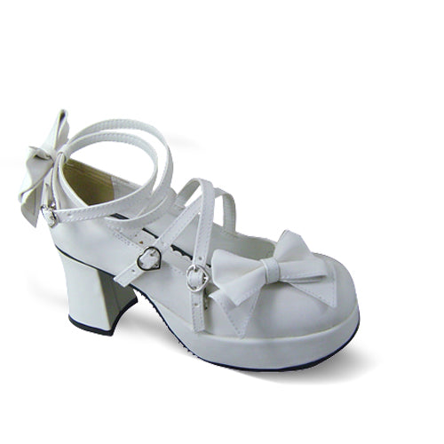 Lolita Bow Strap Shoes, Multicolors - image 15