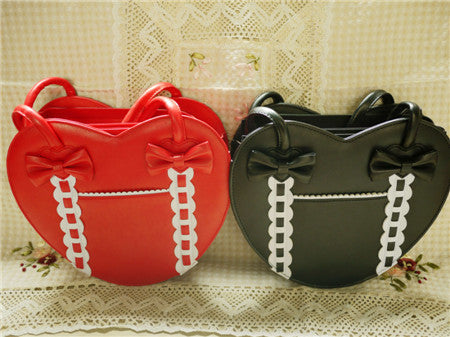 Satin Bridge - Heart-shape Lolita Bag - image 14