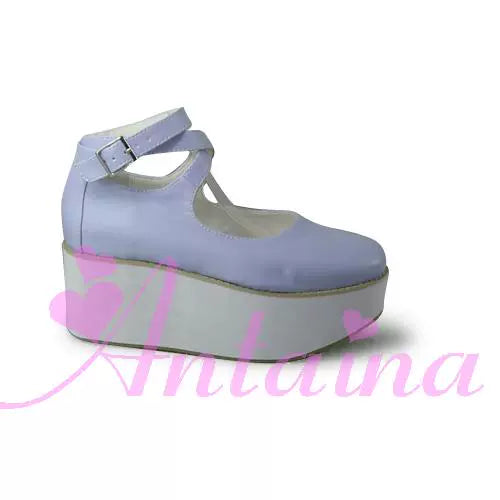 Punk Lolita High Platform Ankle-Strap Shoes - image 34