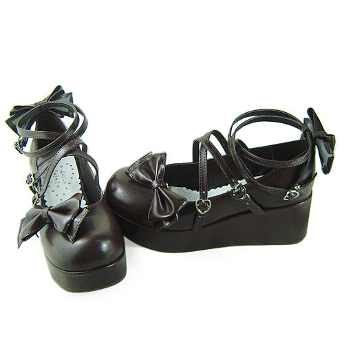 Lolita Bow Platform Shoes Multiple Colors - image 19