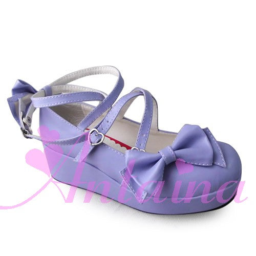 Lolita Bow Platform Shoes Multiple Colors - image 20