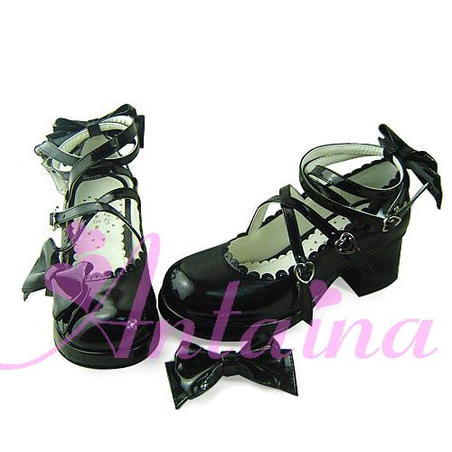Lolita Bow Strap Shoes, Multicolors - image 50