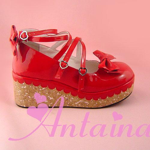 Lolita Bow Platform Shoes Multiple Colors - image 12