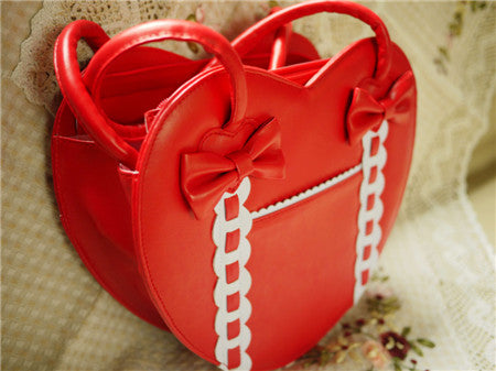 Satin Bridge - Heart-shape Lolita Bag - image 16