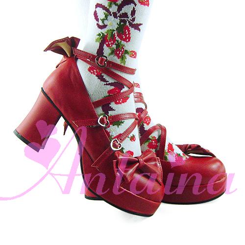 Lolita Bow Strap Shoes, Multicolors - image 42