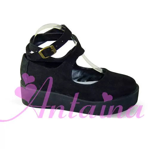 Punk Lolita High Platform Ankle-Strap Shoes - image 61