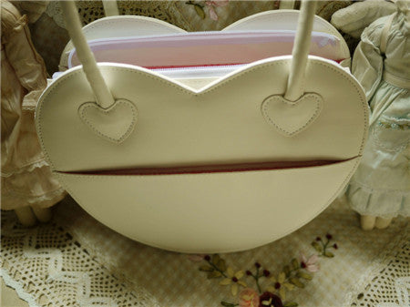Satin Bridge - Heart-shape Lolita Bag - image 8