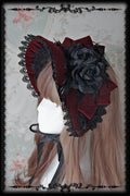 Rose Sanctuary - Gothic Lolita Bonnet - image 2