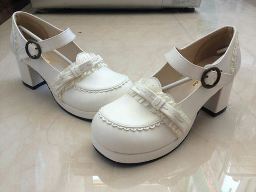 Bow Lace Customized Lolita Shoes - image 2