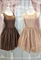 Le Chocolat - Elegant Lolita Macaron Chocolate Series JSK Dress - image 1