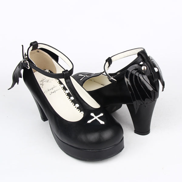 Gothic Lolita Wings and Cross Shoes for Christmas - image 1