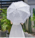 Foldable Sunscreen Princess Lolita Parasol with Bows - image 8