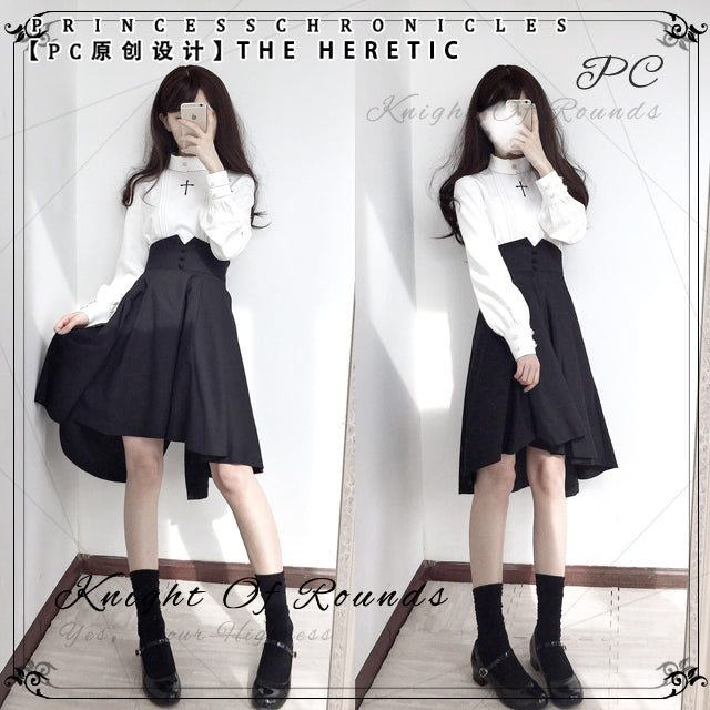 The Heretic - High Waist Gothic Lolita SK - image 8