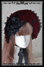 Rose Sanctuary - Gothic Lolita Bonnet - image 8