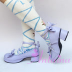 Lolita Bow Strap Shoes, Multicolors - image 11