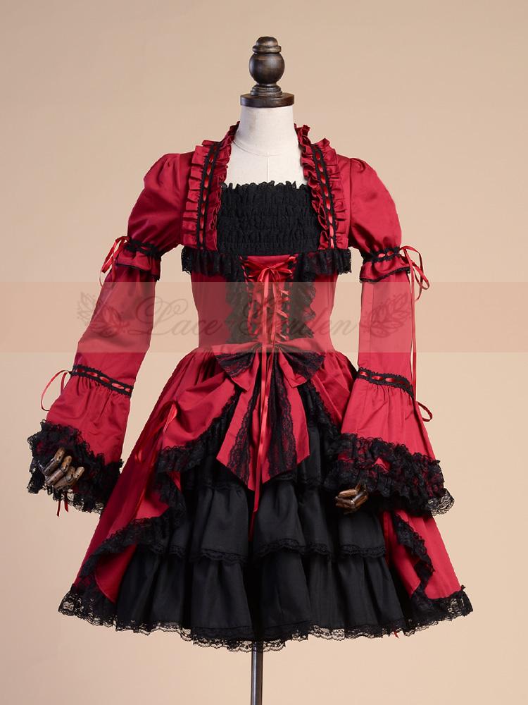 Miss Rella - Old School Lolita OP Dress, Front Opening - image 17