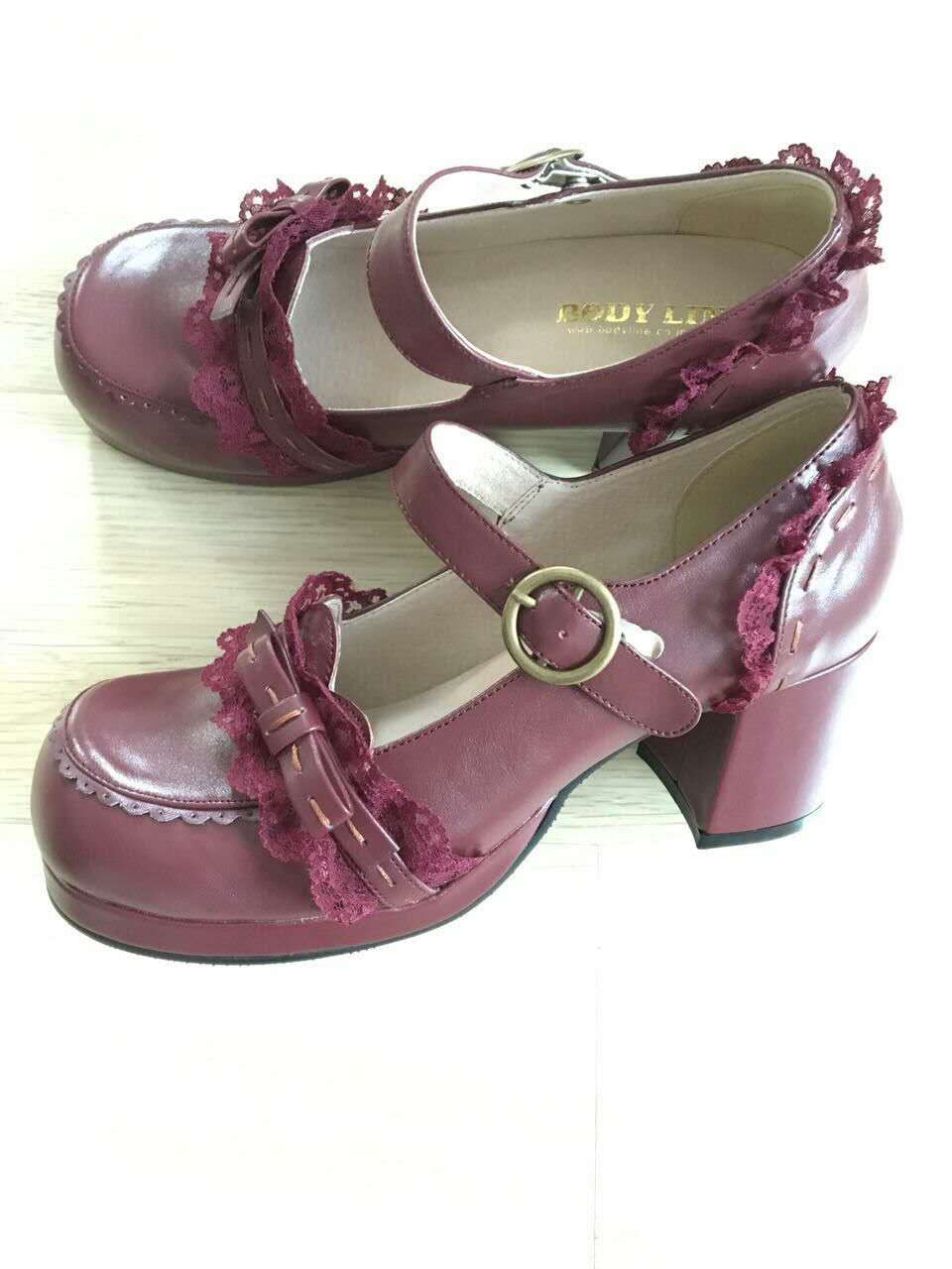 Bow Lace Customized Lolita Shoes - image 7