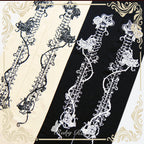 Gothic Lolita Bone and Rose Printed Pantyhose - image 6