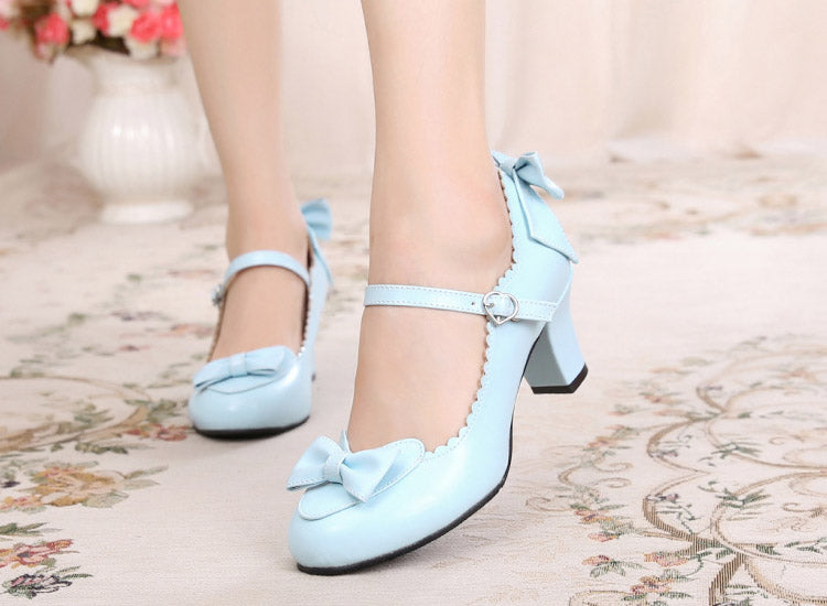 Kawaii Lolita Round Toe Shoes - image 3