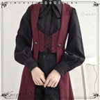 The Night Prelude Medieval Ouji Lolita Long Vest - image 8