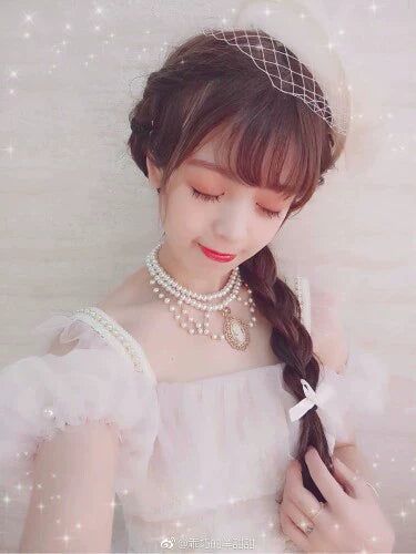 Manor Ball II - Retro Lolita Necklace Pearl Necklace - image 2