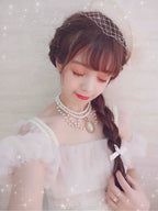 Manor Ball II - Retro Lolita Necklace Pearl Necklace - image 2
