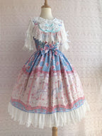Rose Carousel - Chiffon JSK Dress - image 2