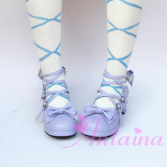 Lolita Bow Strap Shoes, Multicolors - image 21