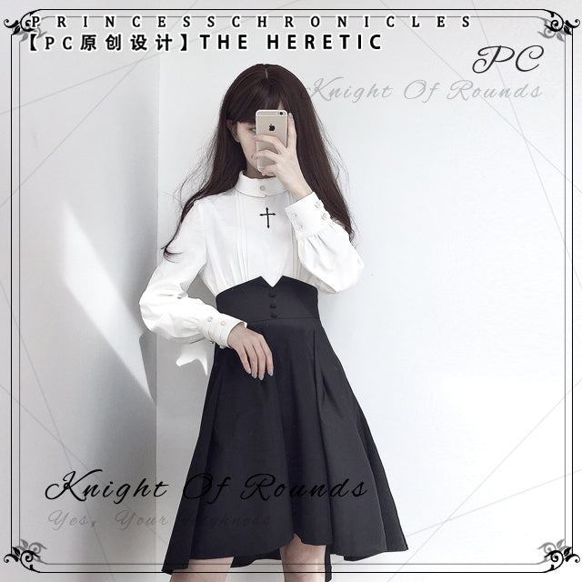 The Heretic - High Waist Gothic Lolita SK - image 7