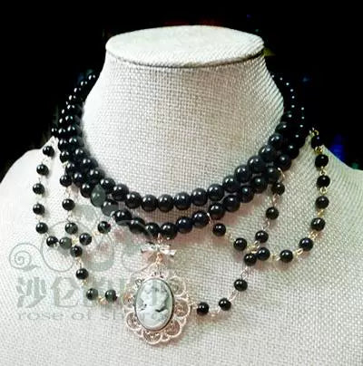 Manor Ball II - Retro Lolita Necklace Pearl Necklace - image 16