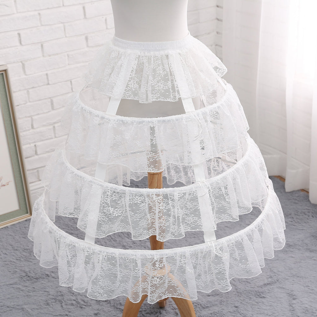 Adjustable Hollowed-out Cool Lolita Petticoat - image 3