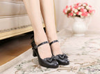 Kawaii Lolita Round Toe Shoes - image 17