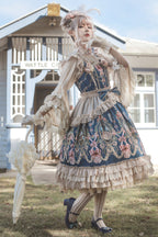 Fairytale Town Prom - Printed Tea Party Classic Lolita JSK Suit - image 2
