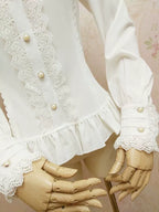 Yilia Lolita - Stand Collar Classic Lolita Blouse - image 6