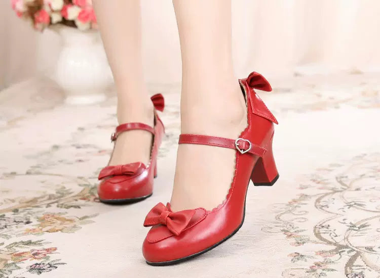 Kawaii Lolita Round Toe Shoes - image 2