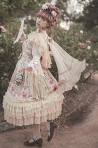 Fairytale Town Prom - Printed Tea Party Classic Lolita JSK Suit - image 12