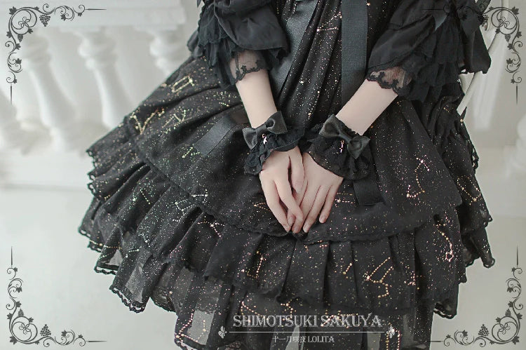 The Whisper of Stars - Gothic Constellation Lolita JSK - image 9