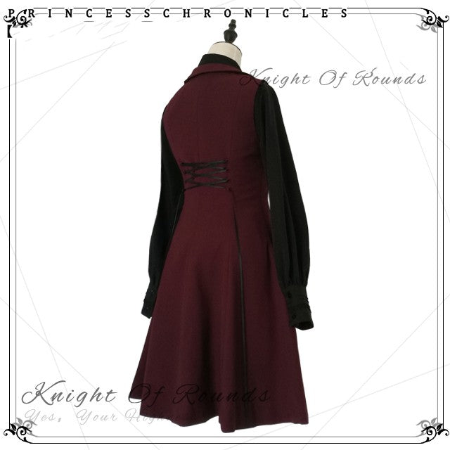 The Night Prelude Medieval Ouji Lolita Long Vest - image 4