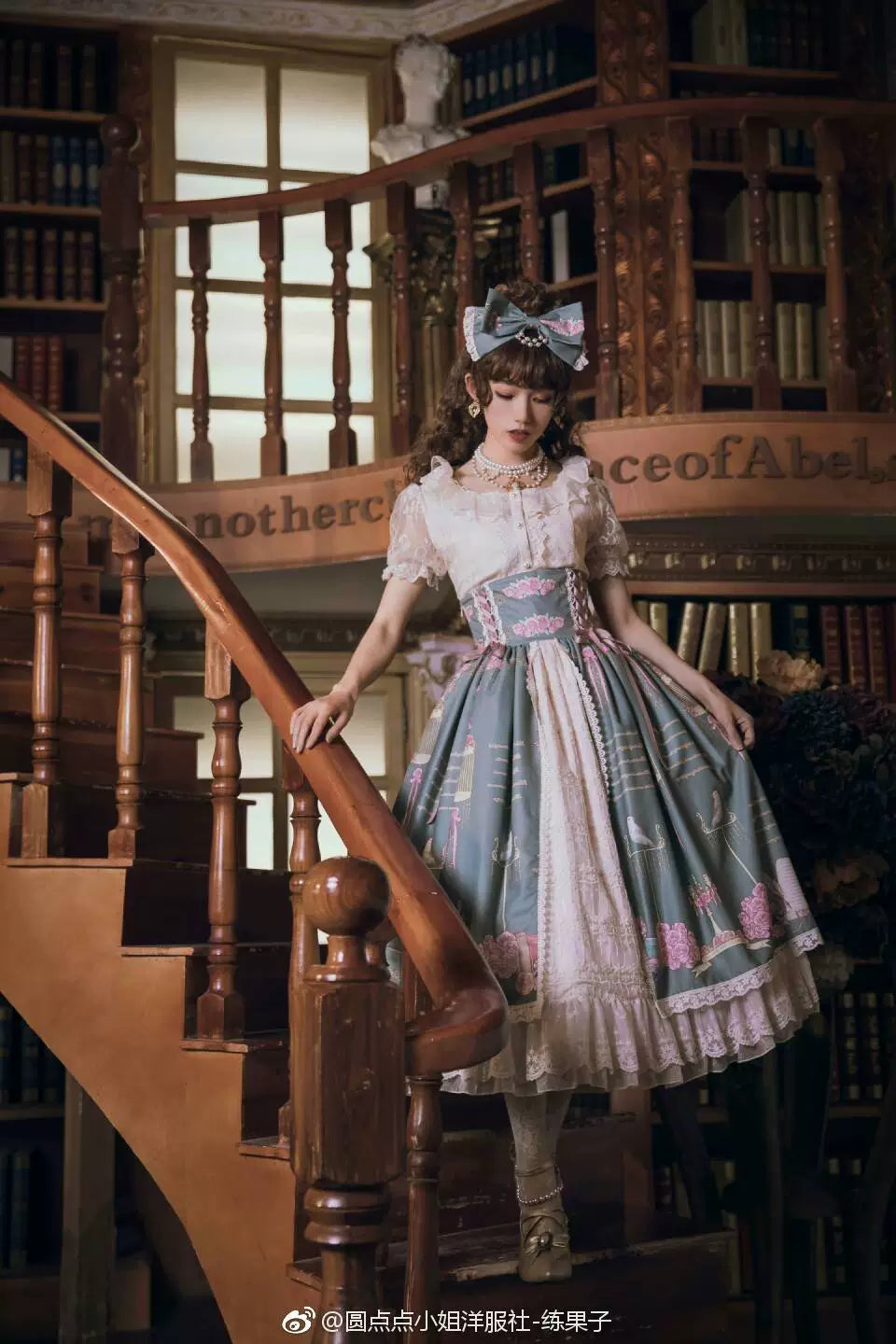 Manor Ball II - Retro Lolita Necklace Pearl Necklace - image 7