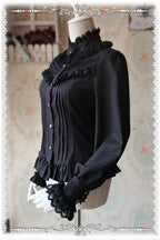 Fragrance - Lace Ruffle Pin Tucks Classic Lolita Blouse - image 6