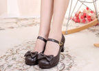 Bowknot Lolita High Heel Shoes - image 16
