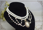 Manor Ball II - Retro Lolita Necklace Pearl Necklace - image 10