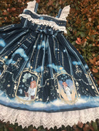 Oriel's Blessing - Angel-themed Printed Lolita JSK Dress - image 13