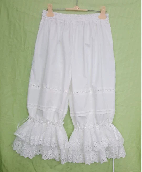 Sweet Lolita Bloomers Drawstring Warm Leggings - image 1