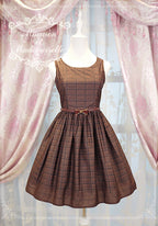 Le Chocolat - Elegant Lolita Macaron Chocolate Series JSK Dress - image 10