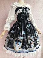 Oriel's Blessing - Angel-themed Printed Lolita JSK Dress - image 6
