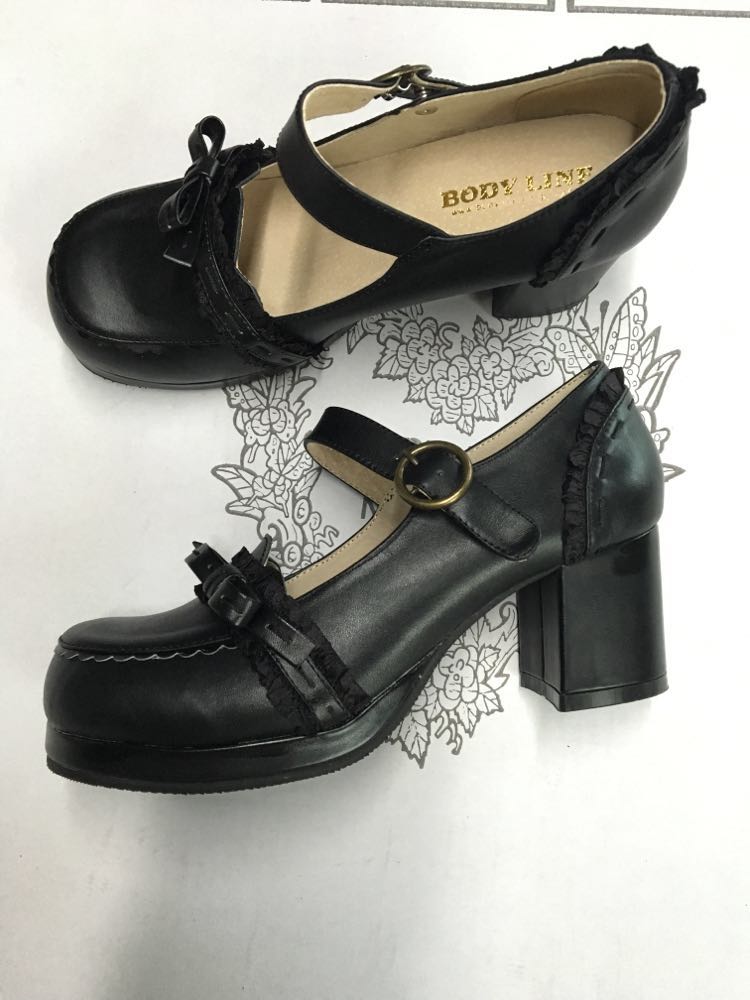 Bow Lace Customized Lolita Shoes - image 5