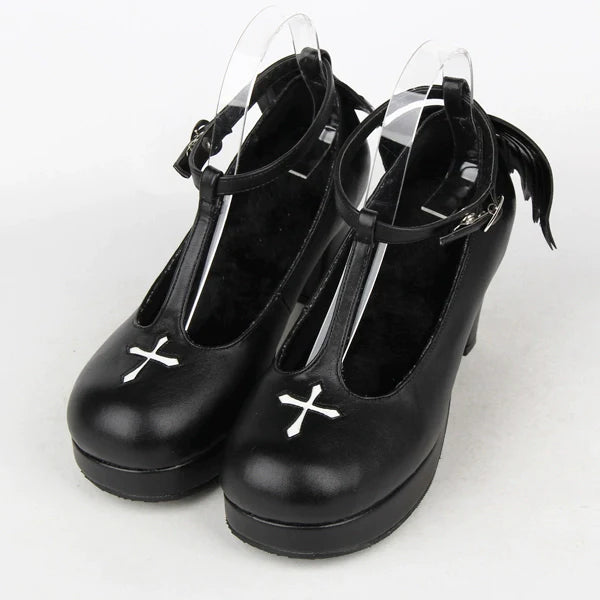 Gothic Lolita Wings and Cross Shoes for Christmas - image 4