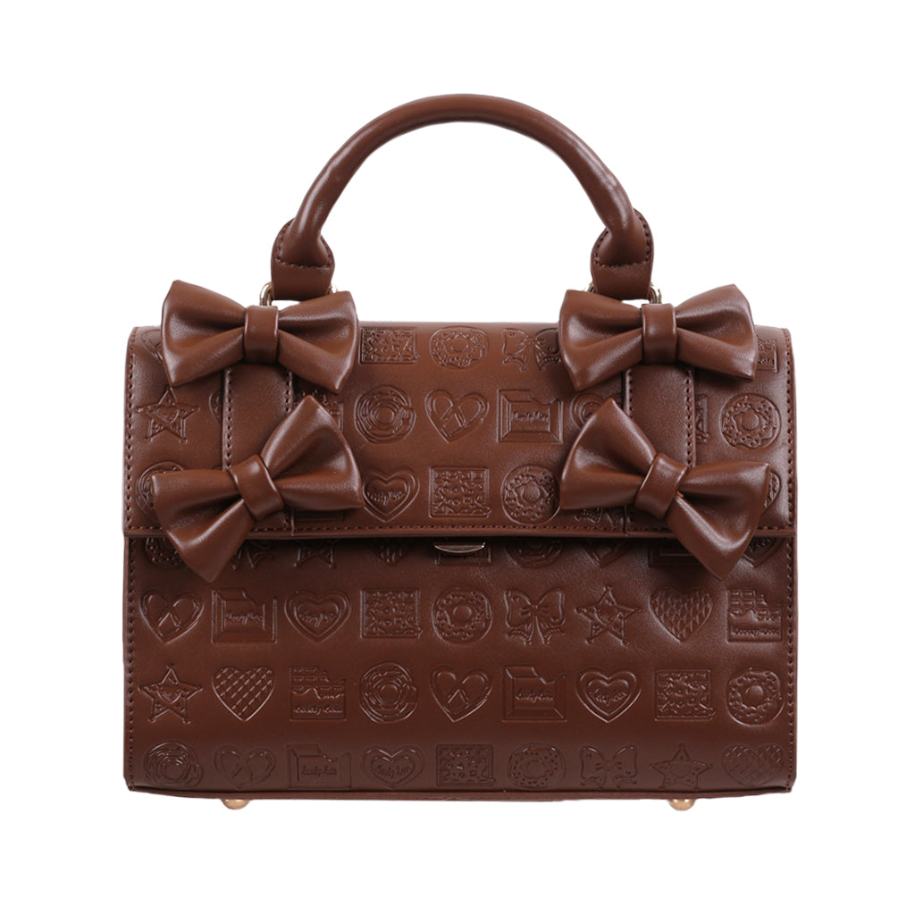 Sweet Heart Embossed Chocolate Lolita Bag - image 5